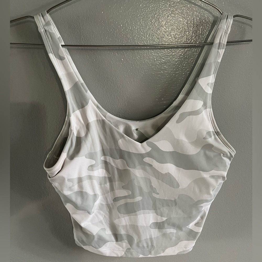 Grey camo top
